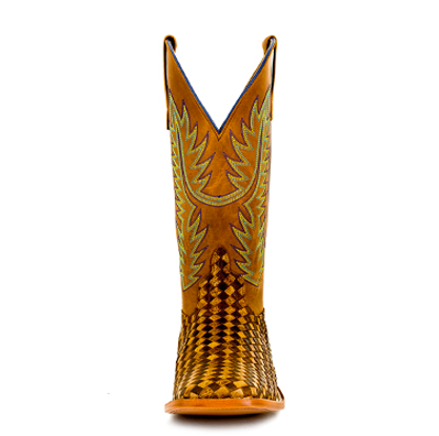 Horse Power Honey Woven Antique Bison Boot