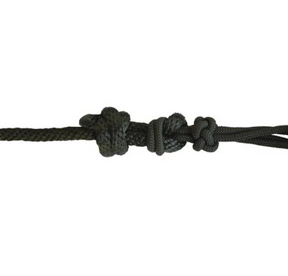 Rope Halter with 10' Lead Black
