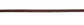 Braided Roping Rein Chocolate