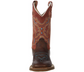 Old West Brown With Rusty Suede Upper Square Toe Children's Boot