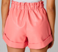Buddy Love Peyton Paperbag Vegan Leather Shorts