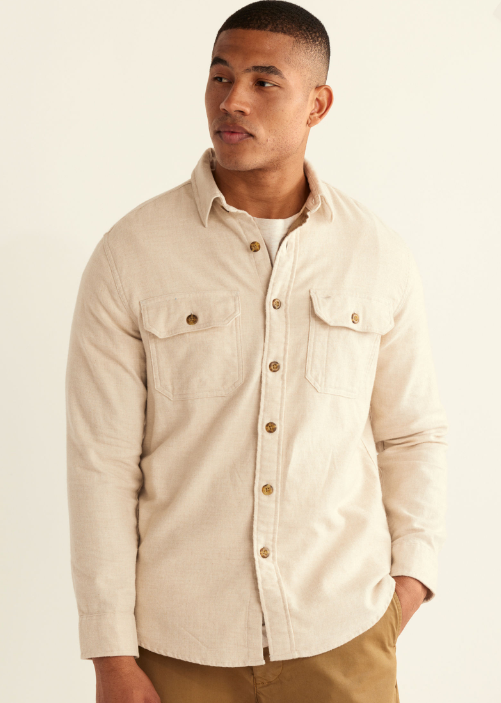 Pendleton Burnside Sand Flannel Shirt