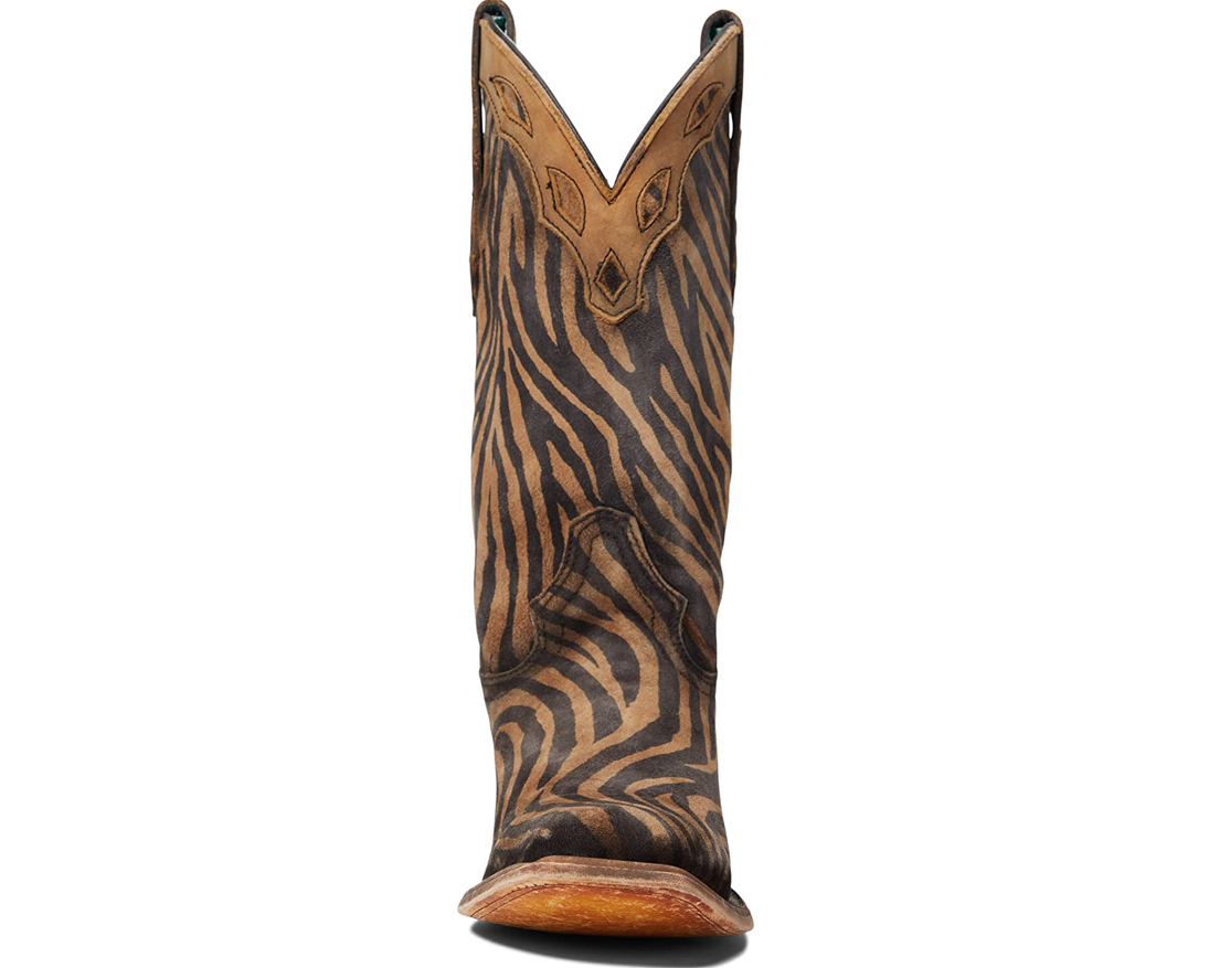 Corral Boots Zebra Saddle Boots