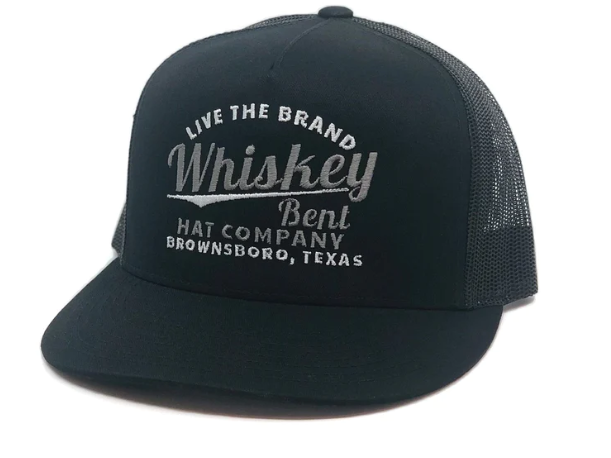 Whiskey Bent Black Cali Cap