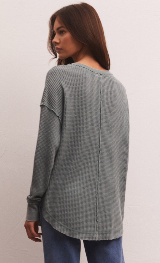 Z Supply L/S Driftwood Thermal Top