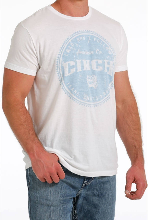 Cinch S/S White T-Shirt