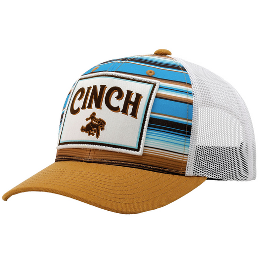 Cinch Brown & Blue Serape Trucker Cap