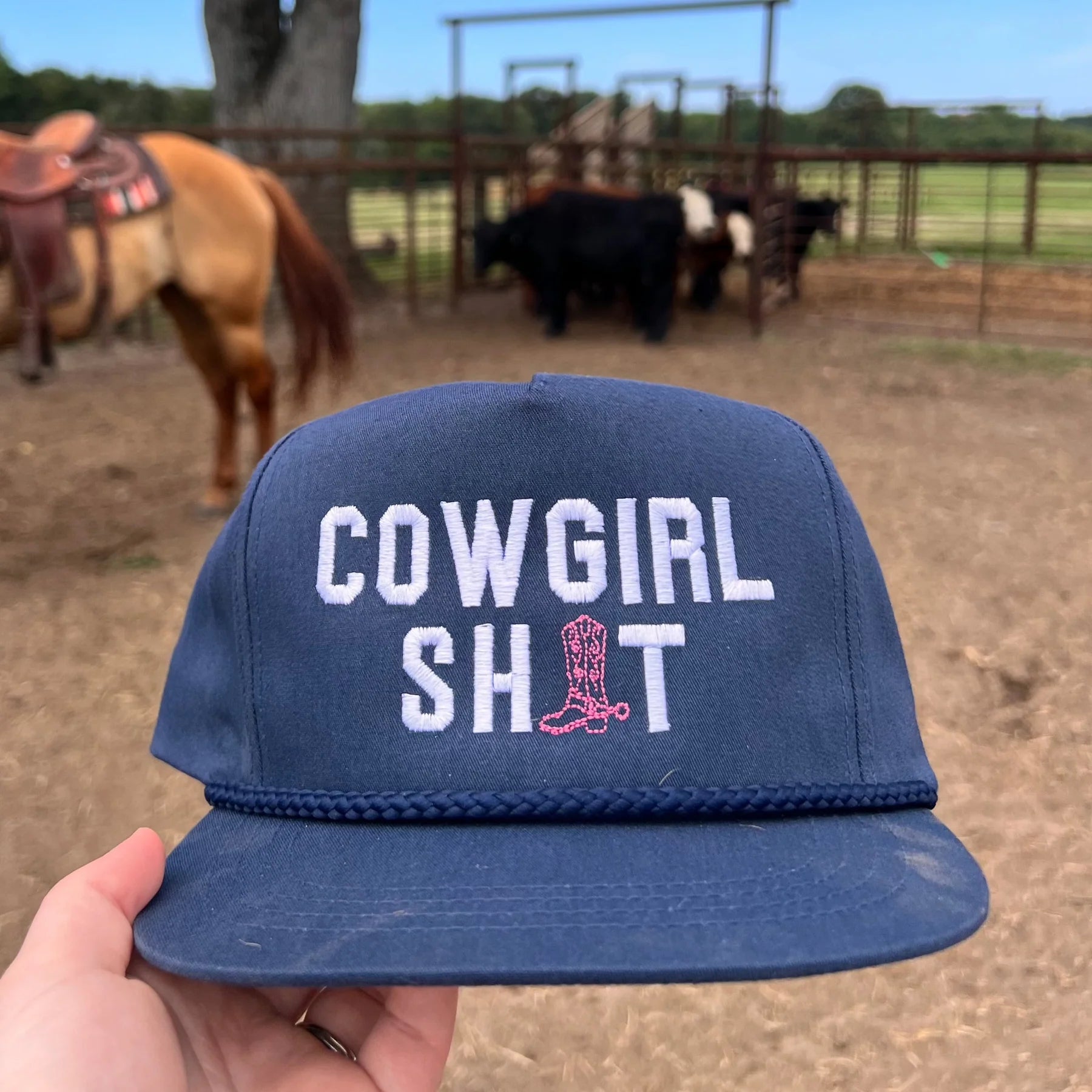 Whiskey Bent Cowgirl Sh*t Cap