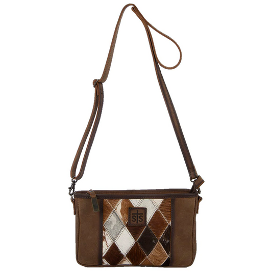 STS Ranchwear Claire Diamond Cowhide Crossbody