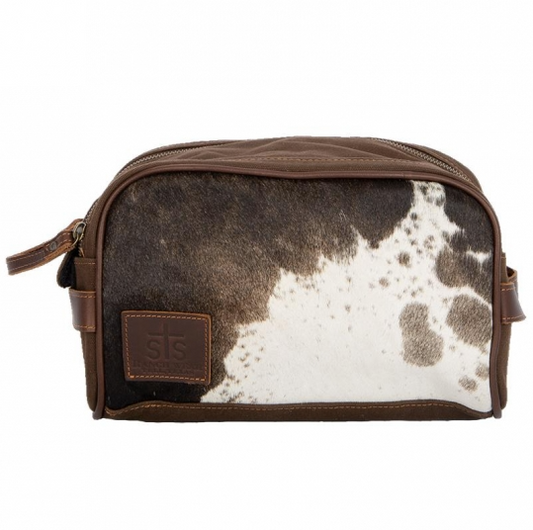 STS Ranchwear Cowhide Toiletry Bag