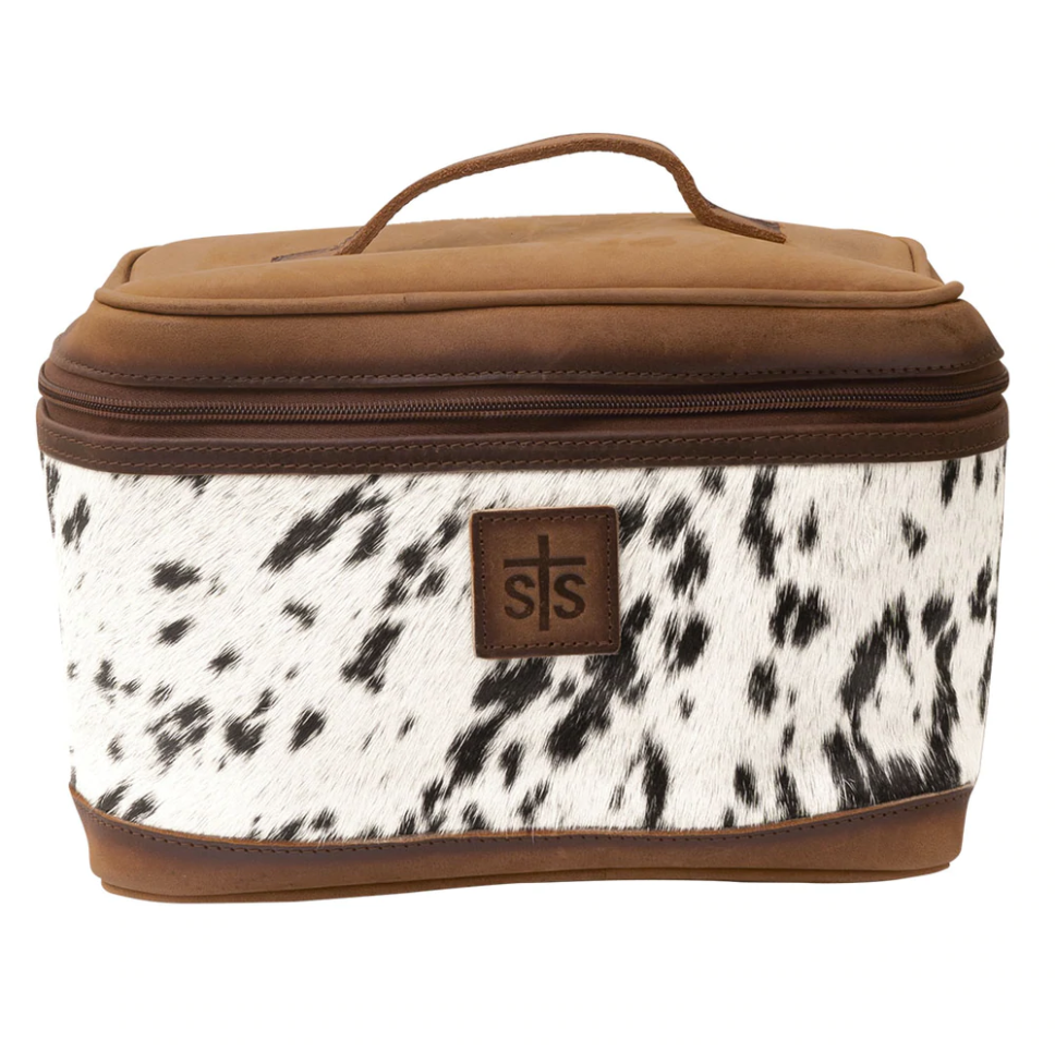 STS Ranchwear Cowhide Train Case