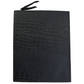 Double J Black Crocodile Print Portfolio With Zipper