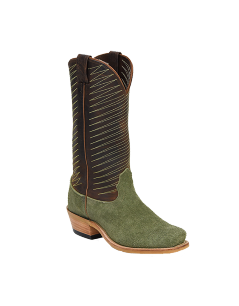 Fenoglio Olive Roughout With Whiskey Boot