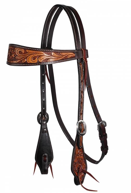 Prairie Flower Browband Headstall