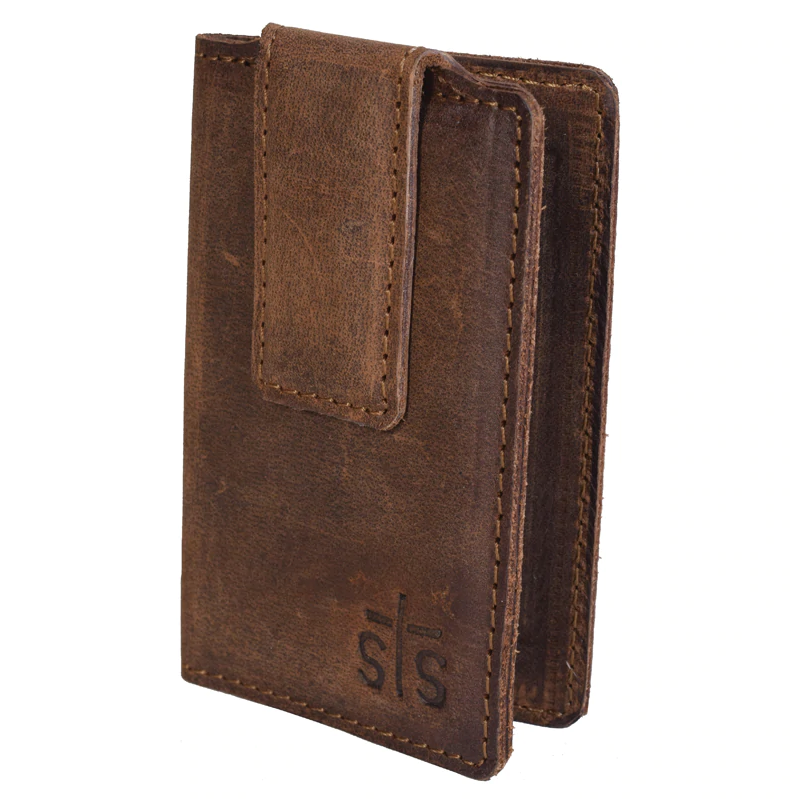 STS Ranchwear Foreman's Leather Money Clip Wallet