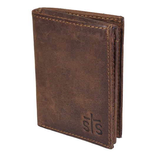 STS Ranchwear Foreman Leather Tri-Fold Wallet