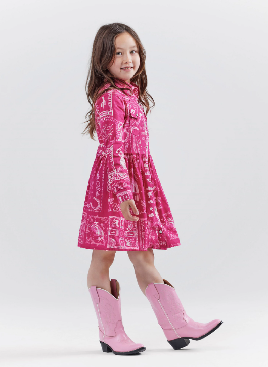 WRG Girls Barbie Shirt Dress