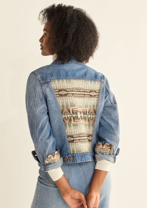 Pendleton Denim Wool Jean Jacket