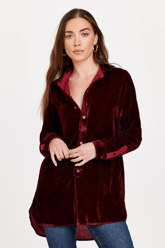 Dear John Hazel Sangria Top