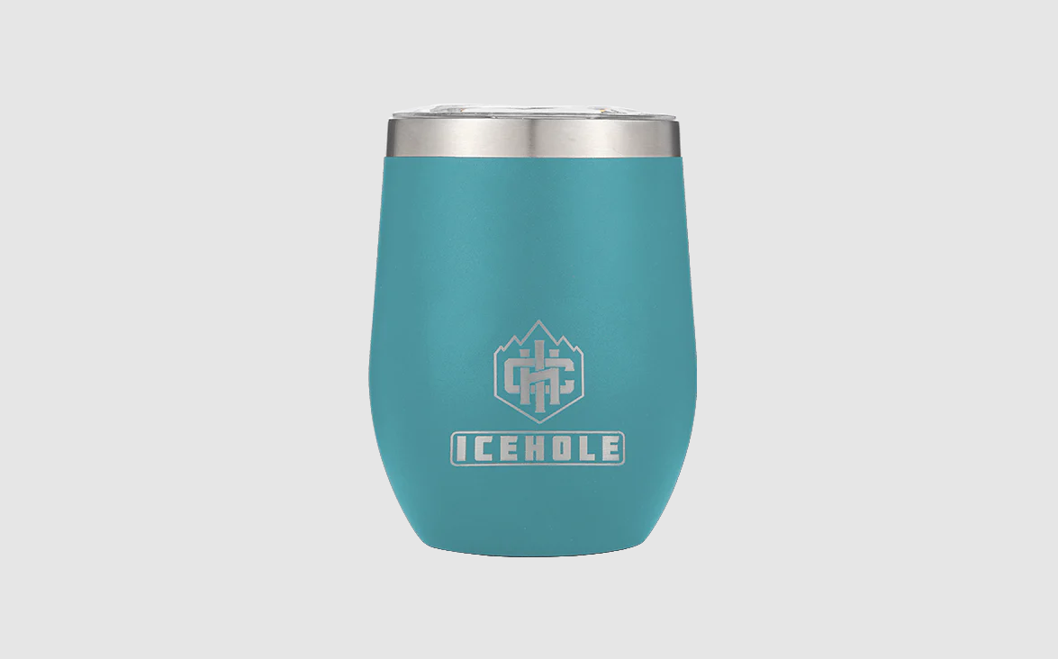 Icehole 12oz Wine Tumbler Blue