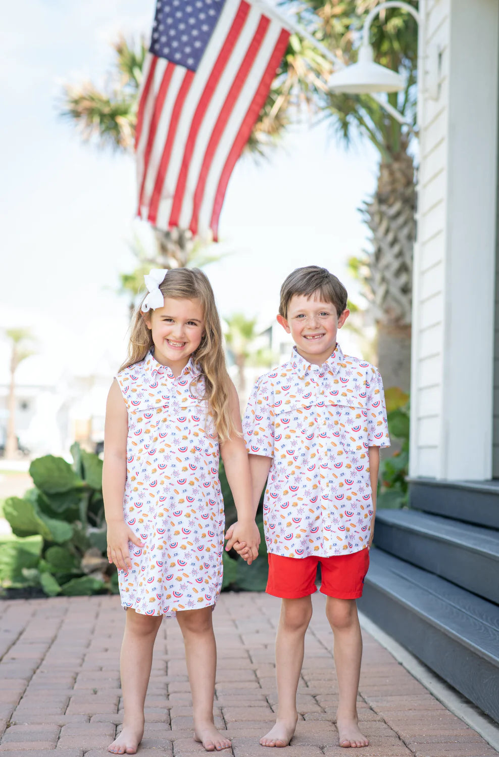 Blue Quail Independence Day Short Sleeve Shirt