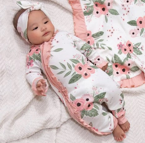 Baby Girl Jardin Floral Romper