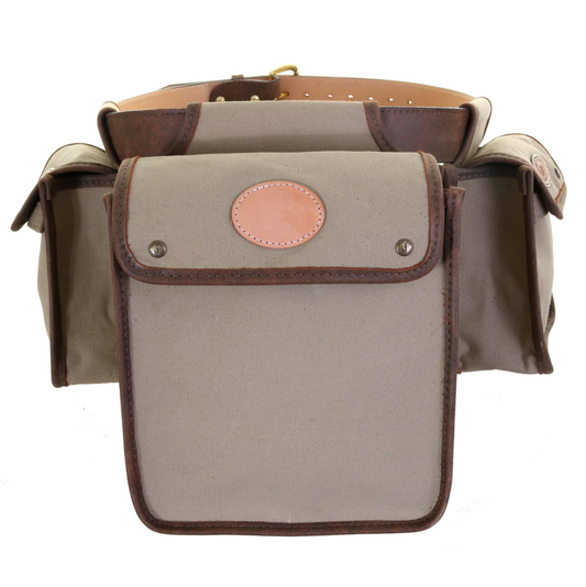 Double J Khaki Canvas Bird Bag Belt