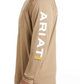 Ariat Rebar Heat Fighter Long Sleeve Shirt Khaki L