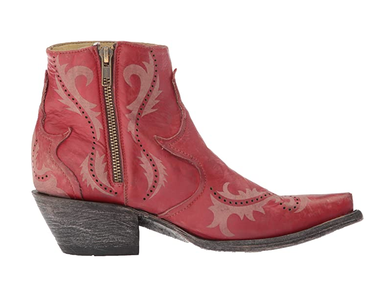 Corral Red Laser Ankle Boot