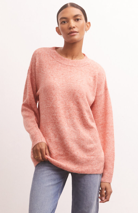 Z Supply Silas Pullover Lava Sweater