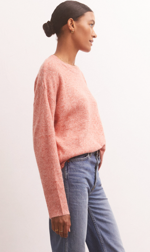 Z Supply Silas Pullover Lava Sweater