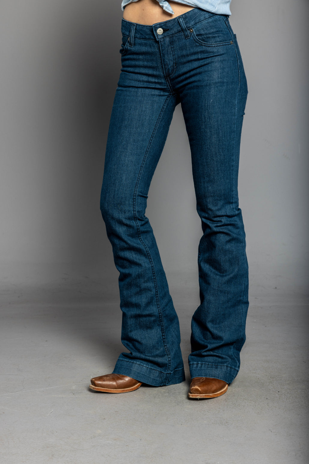 Kimes Lola Trouser Jean in Dark Indigo Cowboy Headquarters