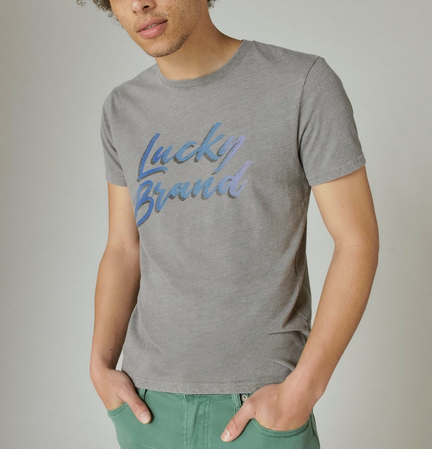 Lucky Brush Logo Graphic Tee