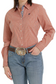Cinch Women's Long Sleeve Western Button Down Shirt Orange MD