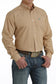 Cinch Men's Brown Geometric Long Sleeve Western Shirt