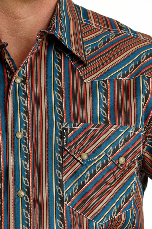 Cinch Men's Modern Fit Snap Western Shirt - Multi