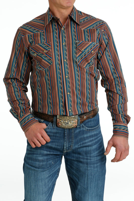 Cinch Men's Modern Fit Snap Western Shirt - Multi