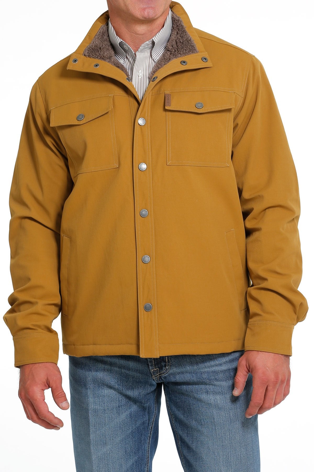 Cinch Men's Brown Canvas Ranch Coat