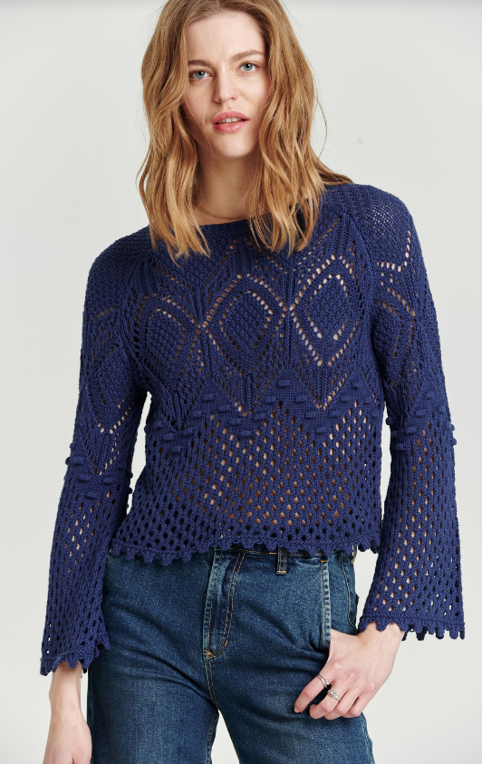 Marissa Nightfall Crochet Sweatre