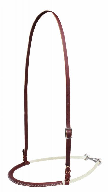 Hand Laced Rope Noseband Tiedown