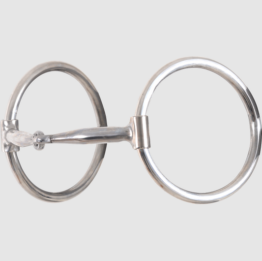 Classic Equine Smooth Bar O-Ring Snaffle
