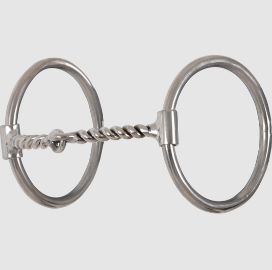 Classic Twisted Wire O-Ring Snaffle