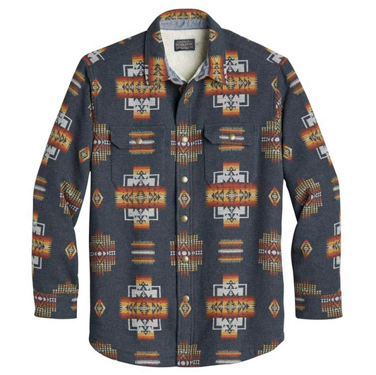 Pendleton Sherpa Lined Shirt Jacket NvyChiefJsph M