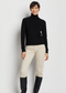 Pendleton Raglan Merino Black Turtleneck