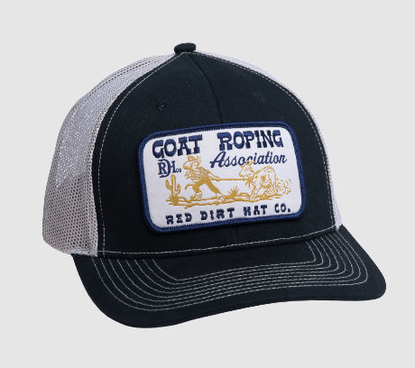 Red Dirt Hat Co Goat Roping Black/Khaki Cap