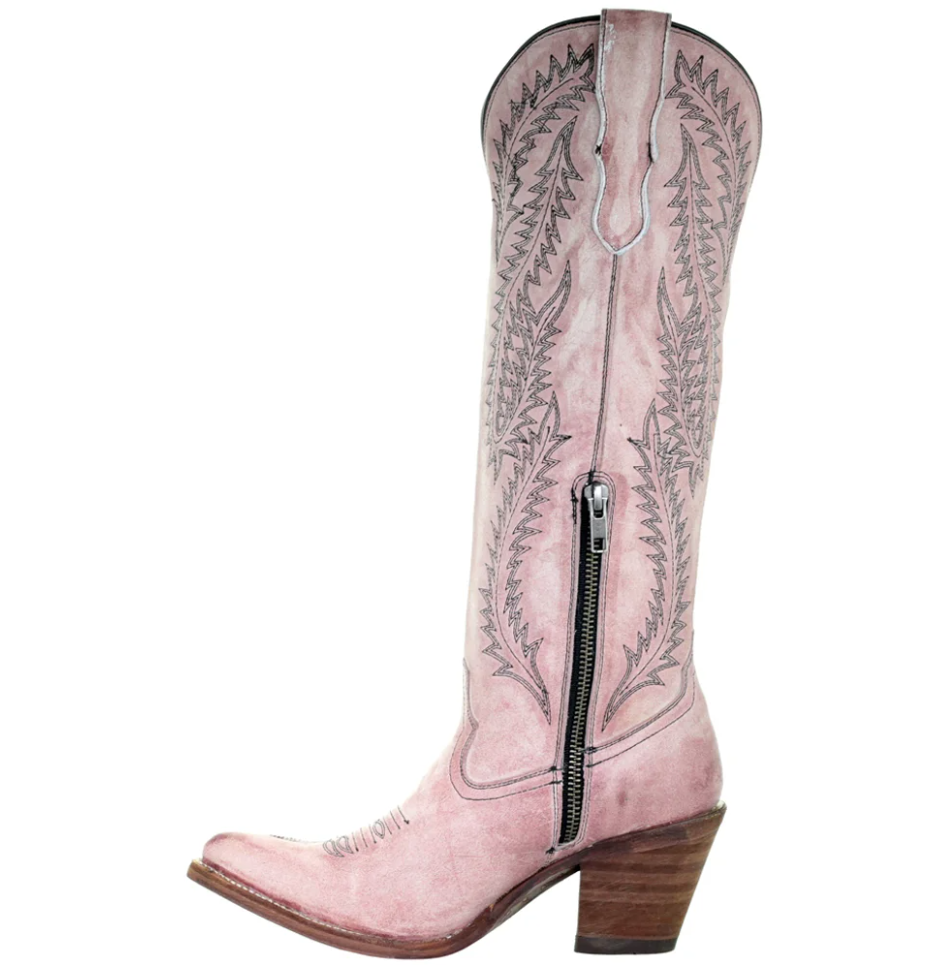 Corral Rose Embroidered Tall Top Western Boot