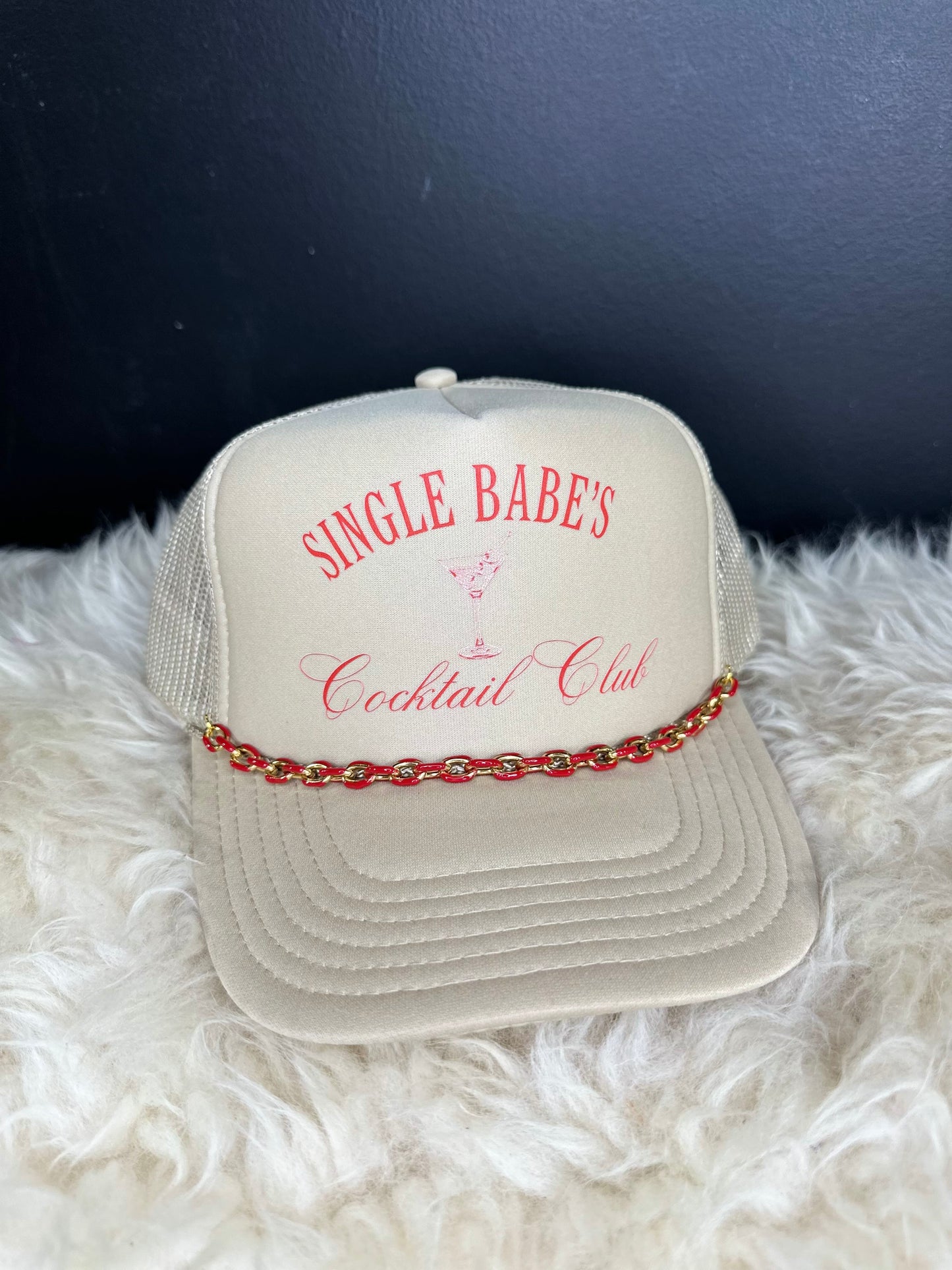 Single Babe's Cocktail Club Trucker Cap