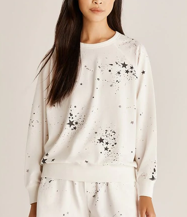 Z Supply Splatter Star Sweatshirt