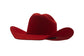 Pro Hats Stampede Red Cattleman Hat