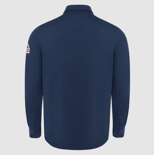 Bulwark Mens Flame Resistant Flex Knit BD Shirt